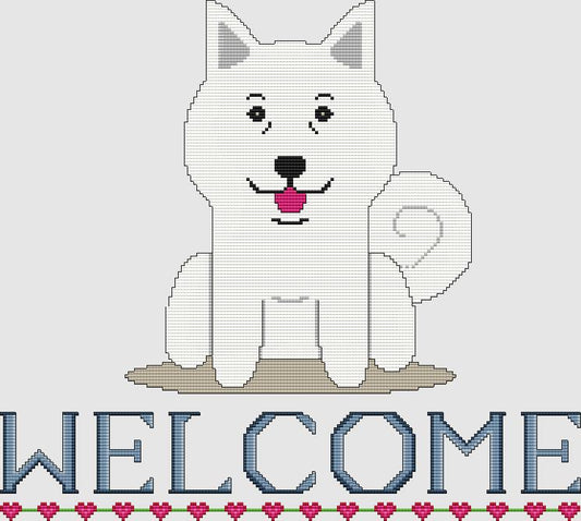 Samoyed - Welcome / DogShoppe Designs