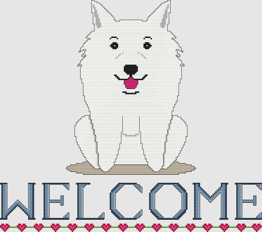 American Eskimo - Welcome / DogShoppe Designs