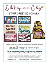 Stamp Greetings Combo 3 / Stitches and Cutz