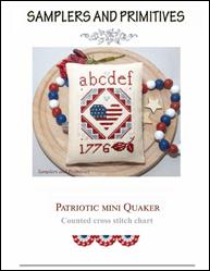 Patriotic Mini Quaker / Samplers and Primitives