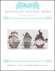 Watercolour Christmas Gnomes / X Squared Cross Stitch