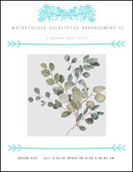 Watercolour Eucalyptus Arrangement III / X Squared Cross Stitch