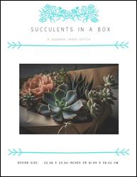 Succulents in a Box / X Squared Cross Stitch