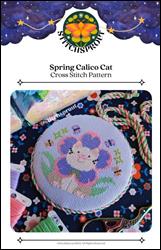 Spring Calico Cat / StitchSprout Cross Stitch