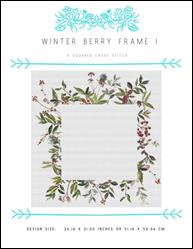 Winter Berry Frame I / X Squared Cross Stitch