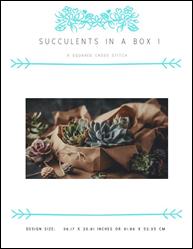 Succulents in a Box I / X Squared Cross Stitch