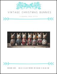 Vintage Christmas Bunnies / X Squared Cross Stitch