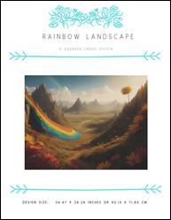 Rainbow Landscape / X Squared Cross Stitch