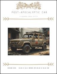 Post-Apocalyptic Car / X Squared Cross Stitch