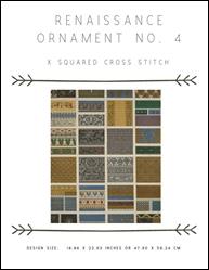 Renaissance Ornament No. 4 / X Squared Cross Stitch