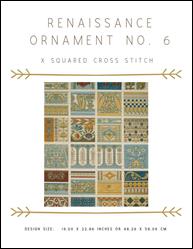 Renaissance Ornament No. 6 / X Squared Cross Stitch