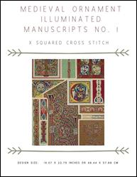 Medieval Ornament Illuminated Manuscripts No. 1 / X Squared Cross Stitch