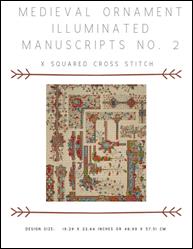 Medieval Ornament Illuminated Manuscripts No. 2 / X Squared Cross Stitch