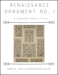 Renaissance Ornament No. 1 / X Squared Cross Stitch