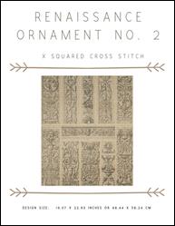 Renaissance Ornament No. 2 / X Squared Cross Stitch