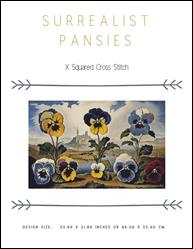 Surrealist Pansies / X Squared Cross Stitch