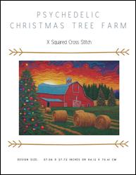 Psychedelic Christmas Tree Farm / X Squared Cross Stitch