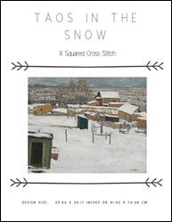 Taos in the Snow / X Squared Cross Stitch