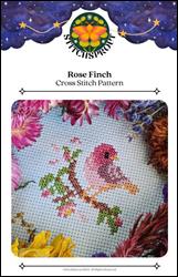 Rose Finch on Cherry Blossom / StitchSprout Cross Stitch