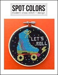 Let's Roll Cross Stitch Pattern / Spot Colors