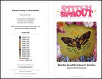 Deaths-head Hawkmoth Sunrise / StitchSprout Cross Stitch