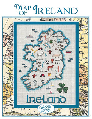 Ireland Map / Sue Hillis Designs