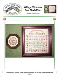 Village Welcome and Medallion / Stitchers' Village Designs