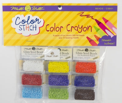 Color Crayon Bead Pack / CSB01 / Color Stitch