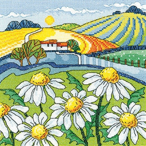 Daisy Landscape - The Karen Carter Collection - HCK1474A / Heritage Crafts