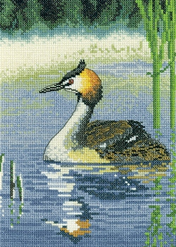 Grebe - Nigel Artingstall Wildlife - HCK1499A / Heritage Crafts