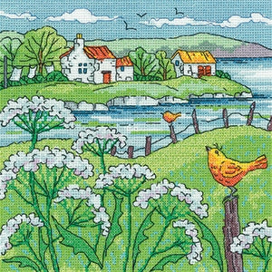 Cow Parsley Shore - By The Sea - Karen Carter - HCK1522A / Heritage Crafts