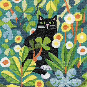 Black Cat -  by Karen Carter - HCK1682 / Heritage Crafts