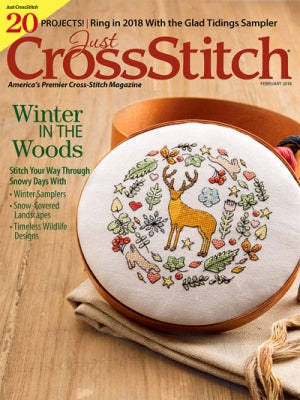 Cozy Winter Stitching -  Just Cross Stitch Magazine January/February 2021  / Just Cross Stitch