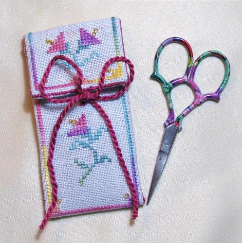 Floral Scissor Pocket / Dinky Dyes