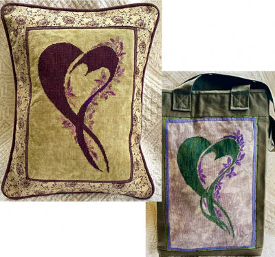 Heart & Flowers (2 color versions) / Keslyn's Designs