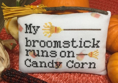 Candy Corn Broom / Needle Bling Designs