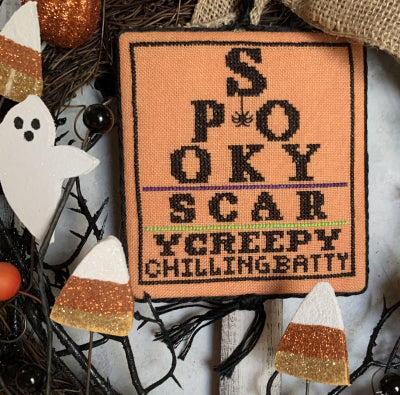 Spooky Eye Chart / Needle Bling Designs