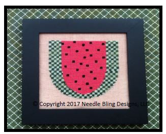 Home Decor Series: June - Watermelon  / Needle Bling Designs