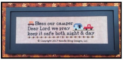 Bless Our Camper / Needle Bling Designs