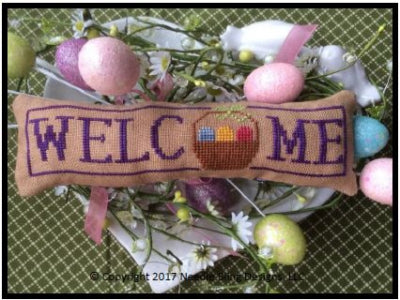 Wee Welcome's: April - Easter Basket / Needle Bling Designs