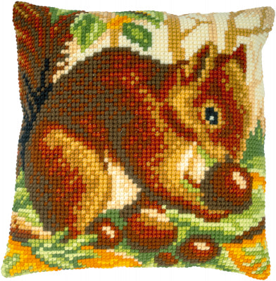 Squirrel - Cushion / Vervaco / PNV201663