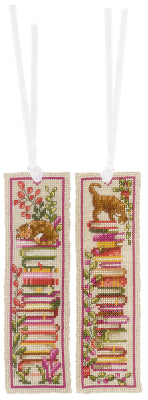 Cats On Books - Bookmark set of 2 / Vervaco / PNV203286