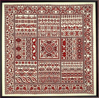 Rhapsody in Red Ribbon Sampler / Sampler Cove