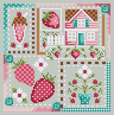 Patchwork Strawberry / Shannon Christine