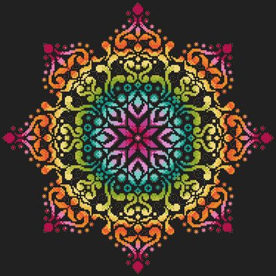 Rainbow Mandala 2 Full / Shannon Christine