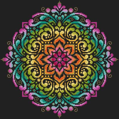 Rainbow Mandala Full / Shannon Christine