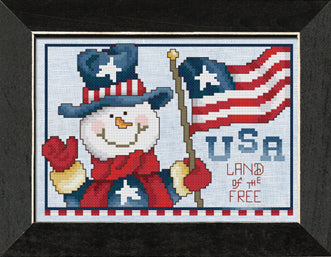 Patriotic Snowman - Land of the Free / Stoney Creek