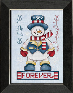 Patriotic Snowman - Stars & Stripes Forever / Stoney Creek