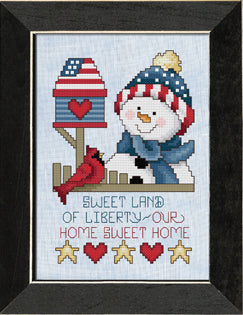 Patriotic Snowman - Sweet Land of Liberty / Stoney Creek