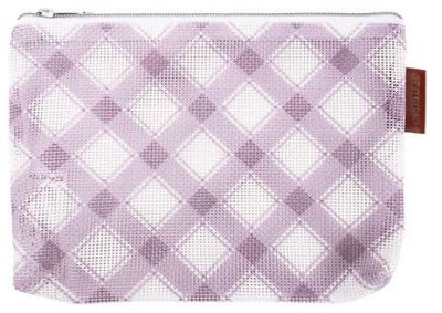 Lilac Mad For Plaid Project Bag Small / It's Sew Emma